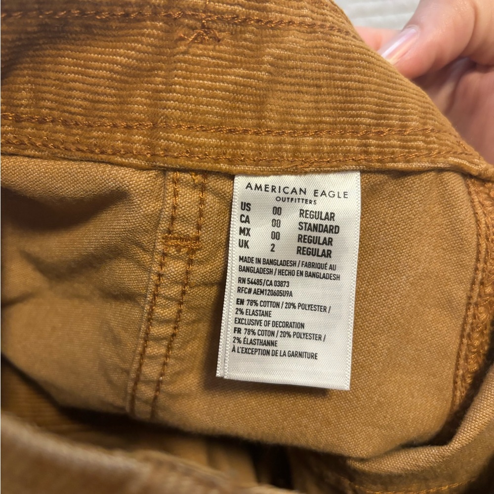 American Eagle Outfitters Tan Corduroy Mini Skirt - Picture 4 of 4